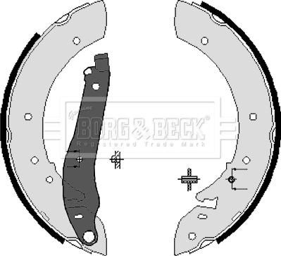 Borg & Beck BBS6087 - Jarrukenkäsarja inparts.fi