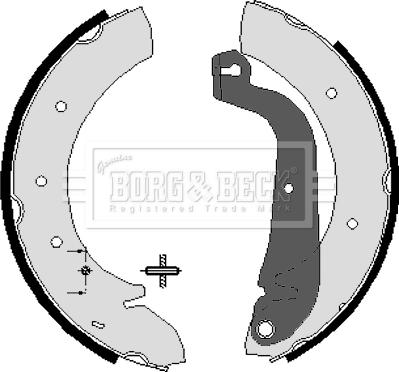 Borg & Beck BBS6030 - Jarrukenkäsarja inparts.fi