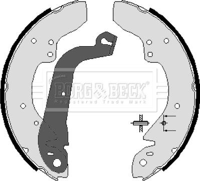 Borg & Beck BBS6037 - Jarrukenkäsarja inparts.fi