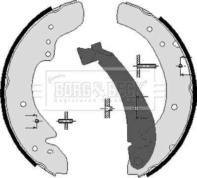 Borg & Beck BBS6195 - Jarrukenkäsarja inparts.fi