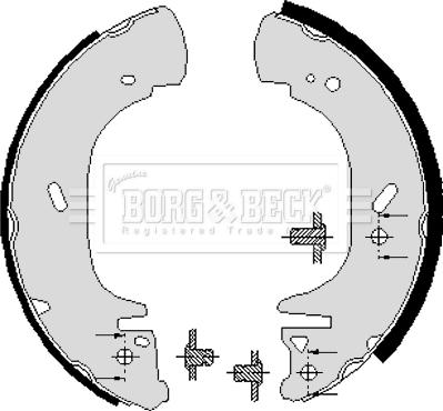 Borg & Beck BBS6190 - Jarrukenkäsarja inparts.fi