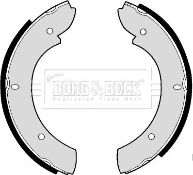 Borg & Beck BBS6180 - Jarrukenkäsarja, seisontajarru inparts.fi