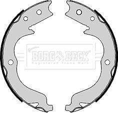 Borg & Beck BBS6398 - Jarrukenkäsarja, seisontajarru inparts.fi