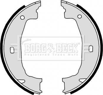 Borg & Beck BBS6315 - Jarrukenkäsarja, seisontajarru inparts.fi