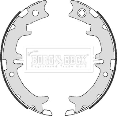 Borg & Beck BBS6330 - Jarrukenkäsarja, seisontajarru inparts.fi