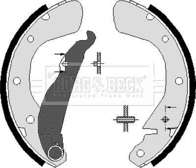 Borg & Beck BBS6252 - Jarrukenkäsarja inparts.fi