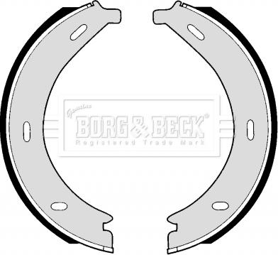 Borg & Beck BBS6257 - Jarrukenkäsarja, seisontajarru inparts.fi