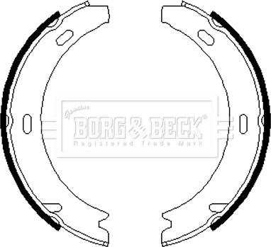 Borg & Beck BBS6219 - Jarrukenkäsarja, seisontajarru inparts.fi