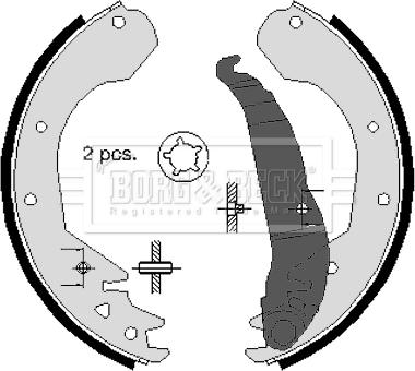 Borg & Beck BBS6215 - Jarrukenkäsarja inparts.fi