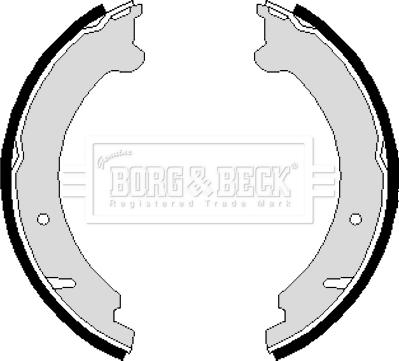 Borg & Beck BBS6217 - Jarrukenkäsarja, seisontajarru inparts.fi