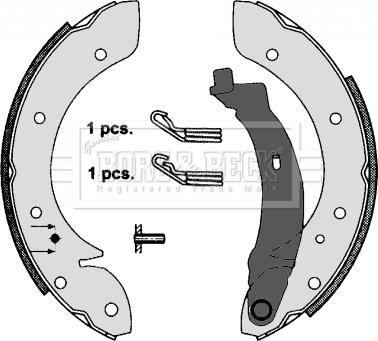 Borg & Beck BBS6285 - Jarrukenkäsarja inparts.fi