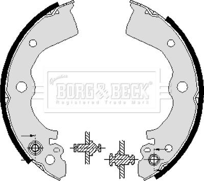 Borg & Beck BBS6226 - Jarrukenkäsarja inparts.fi