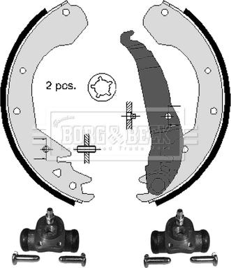 Borg & Beck BBS1007K - Jarrukenkäsarja inparts.fi