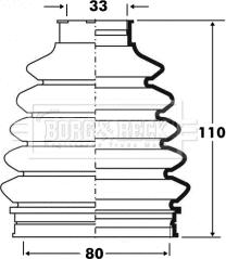 Borg & Beck BCB6096 - Paljekumi, vetoakseli inparts.fi