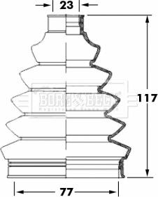 Borg & Beck BCB6068 - Paljekumi, vetoakseli inparts.fi