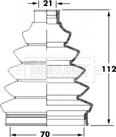 Borg & Beck BCB6067 - Paljekumi, vetoakseli inparts.fi