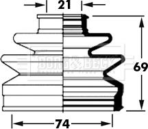 Borg & Beck BCB6006 - Paljekumi, vetoakseli inparts.fi