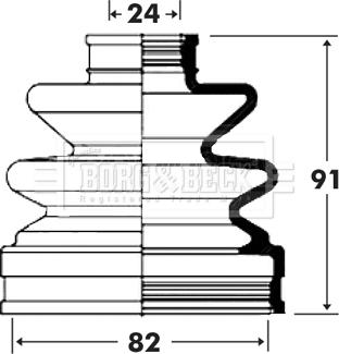 Borg & Beck BCB6002 - Paljekumi, vetoakseli inparts.fi