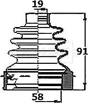 Borg & Beck BCB6144 - Paljekumi, vetoakseli inparts.fi