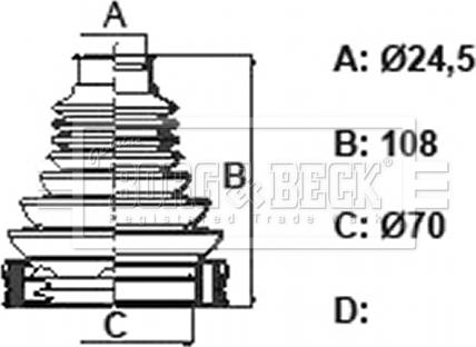 Borg & Beck BCB6396 - Paljekumi, vetoakseli inparts.fi