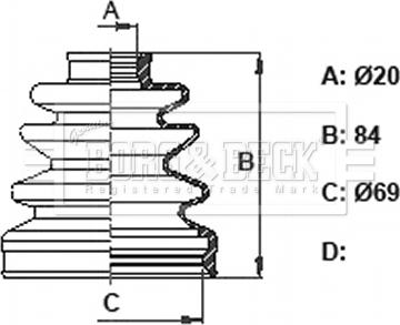 Borg & Beck BCB6342 - Paljekumi, vetoakseli inparts.fi