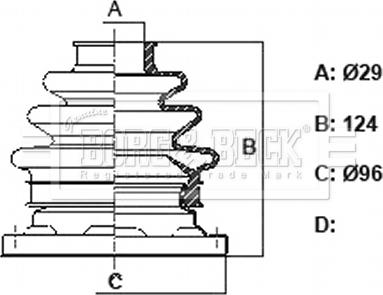 Borg & Beck BCB6385 - Paljekumi, vetoakseli inparts.fi