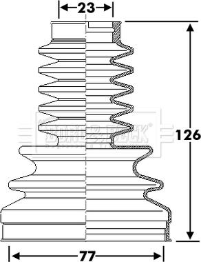 Borg & Beck BCB6282 - Paljekumi, vetoakseli inparts.fi