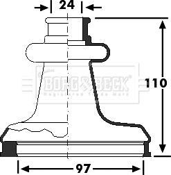 Borg & Beck BCB6223 - Paljekumi, vetoakseli inparts.fi