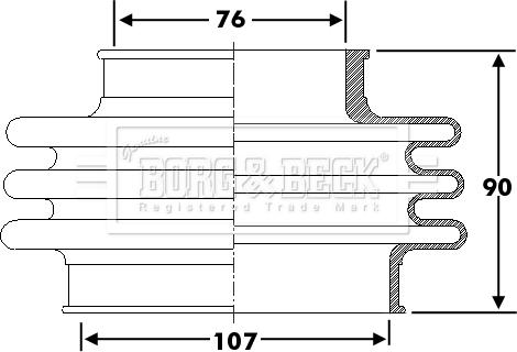 Borg & Beck BCB6276 - Paljekumi, vetoakseli inparts.fi