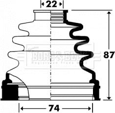 Borg & Beck BCB2904 - Paljekumi, vetoakseli inparts.fi