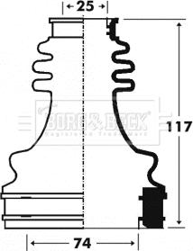 Borg & Beck BCB2916 - Paljekumi, vetoakseli inparts.fi