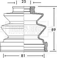 Borg & Beck BCB2527 - Paljekumi, vetoakseli inparts.fi