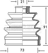 Borg & Beck BCB2056 - Paljekumi, vetoakseli inparts.fi