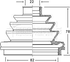 Borg & Beck BCB2110 - Paljekumi, vetoakseli inparts.fi