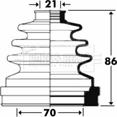 Borg & Beck BCB2899 - Paljekumi, vetoakseli inparts.fi