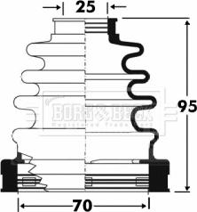 Borg & Beck BCB2864 - Paljekumi, vetoakseli inparts.fi