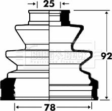 Borg & Beck BCB2868 - Paljekumi, vetoakseli inparts.fi