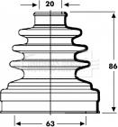 Borg & Beck BCB2801 - Paljekumi, vetoakseli inparts.fi