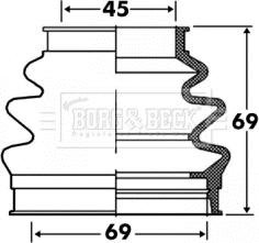 Borg & Beck BCB2885 - Paljekumi, vetoakseli inparts.fi