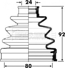 Borg & Beck BCB2837 - Paljekumi, vetoakseli inparts.fi