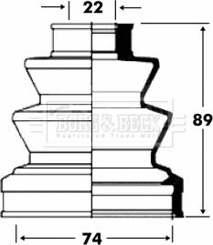 Borg & Beck BCB2826 - Paljekumi, vetoakseli inparts.fi