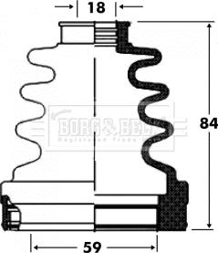 Borg & Beck BCB2820 - Paljekumi, vetoakseli inparts.fi