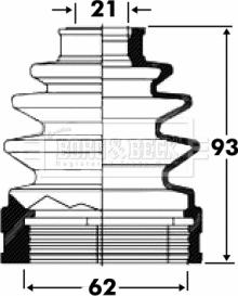 Borg & Beck BCB2823 - Paljekumi, vetoakseli inparts.fi