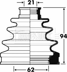 Borg & Beck BCB2875 - Paljekumi, vetoakseli inparts.fi