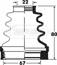 Borg & Beck BCB2870 - Paljekumi, vetoakseli inparts.fi