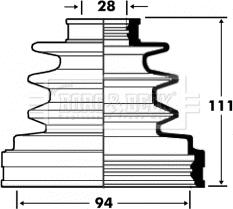 Borg & Beck BCB2877 - Paljekumi, vetoakseli inparts.fi