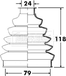 Borg & Beck BCB2366 - Paljekumi, vetoakseli inparts.fi