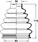 Borg & Beck BCB2360 - Paljekumi, vetoakseli inparts.fi