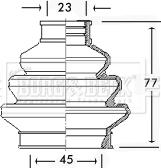 Borg & Beck BCB2309 - Paljekumi, vetoakseli inparts.fi