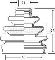 Borg & Beck BCB2253 - Paljekumi, vetoakseli inparts.fi